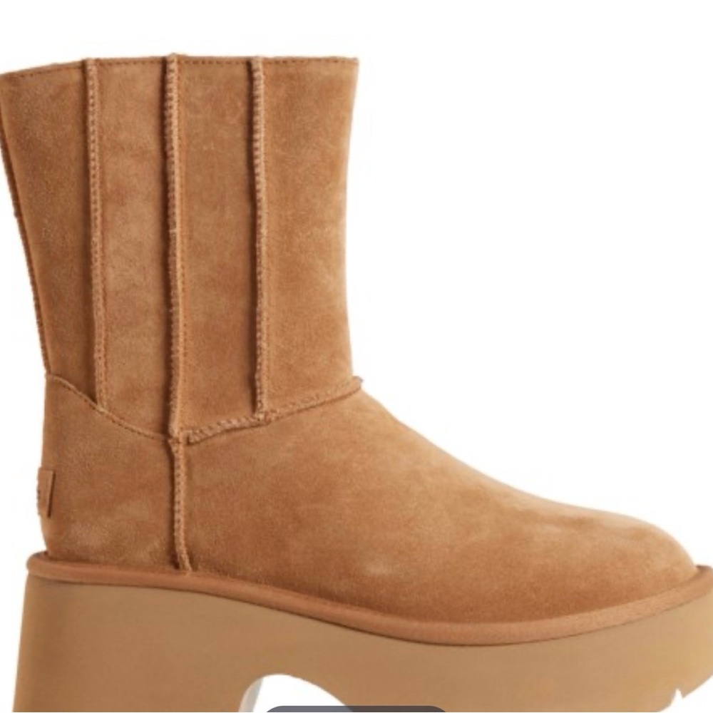 Ugg Twin Seams New Heights Suede Boots BNEW - Picture 9 of 9